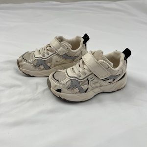 Zara Chunky Mesh Sneakers in Creamy Neutral Color Toddler